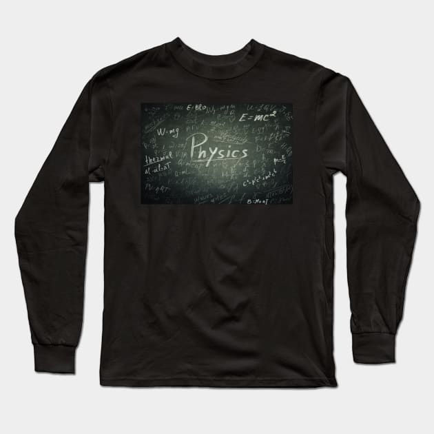 physics Long Sleeve T-Shirt by 1STunningArt